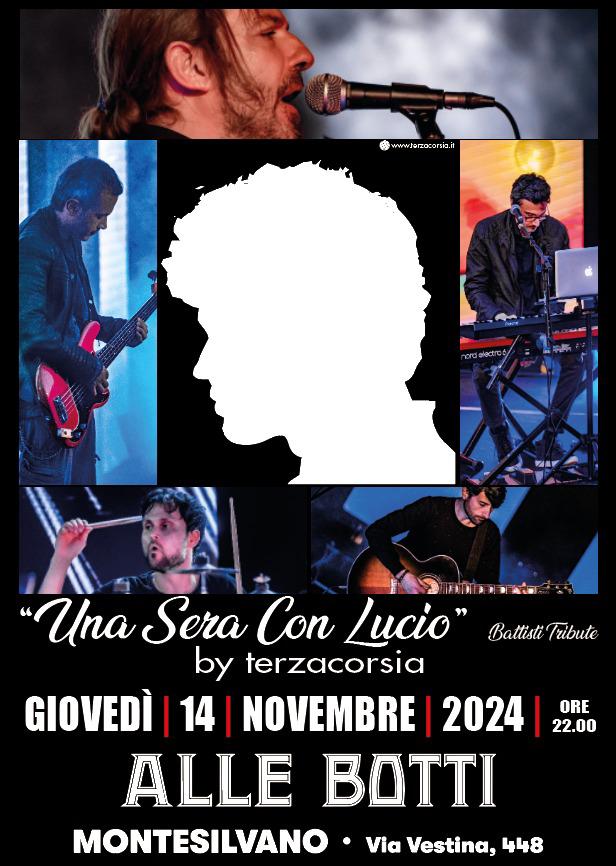 Una sera con Lucio (Battisti tribute) live - Giovedi 14 Novembre 2024 - Alle Botti - Montesilvano (PE) tributo a lucio battisti montesilvano pescara cover band gianluca di febo