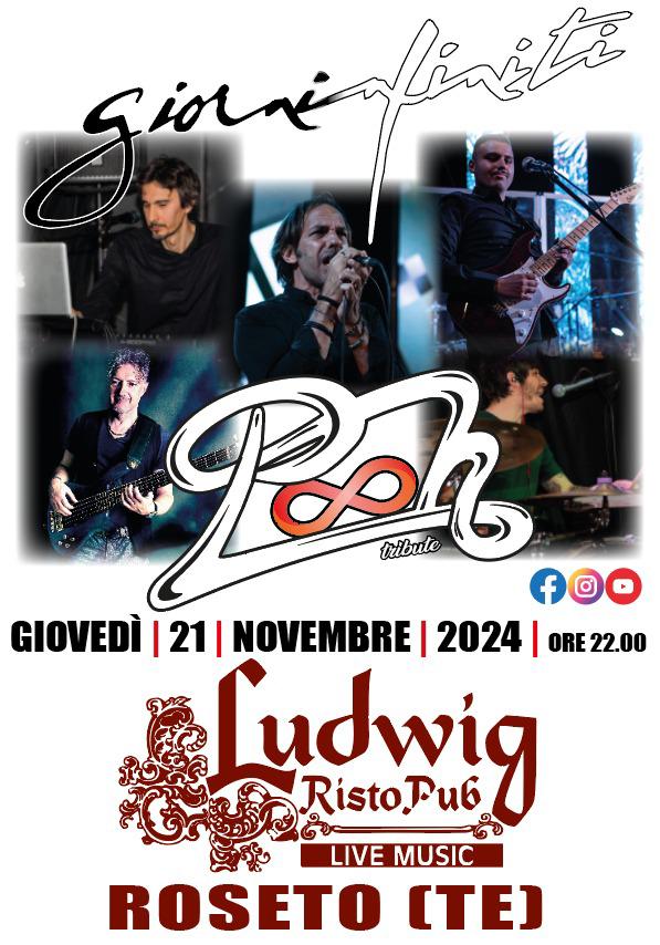 Giorninfiniti (Pooh tribute band) - Giovedi 21 Novembre 2024 - Ludwig pub - Roseto (TE) tribute band dei pooh pescara gianluca di febo ludwig pub roseto live foto11