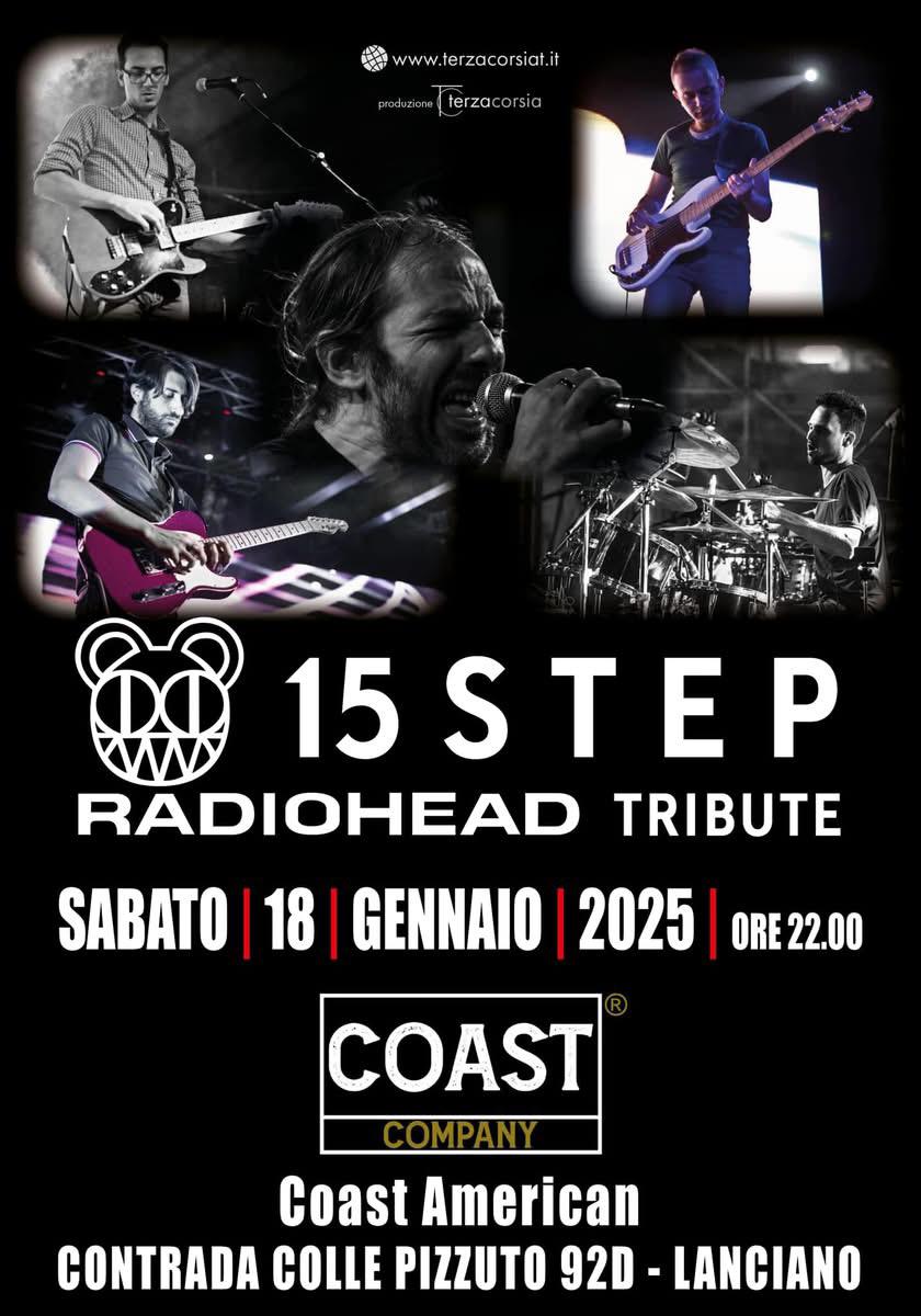 15STEP (Radiohead tribute) live - Sabato 18 Gennaio 2025 - Coast American - Lanciano (CH) foto112